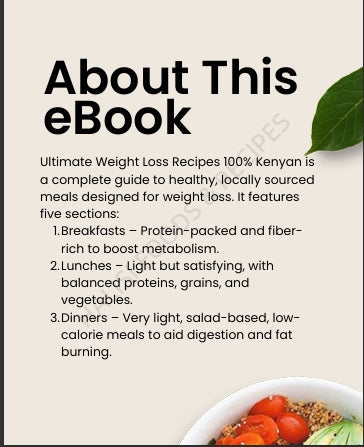 The Ultimate Weight Loss Recipes